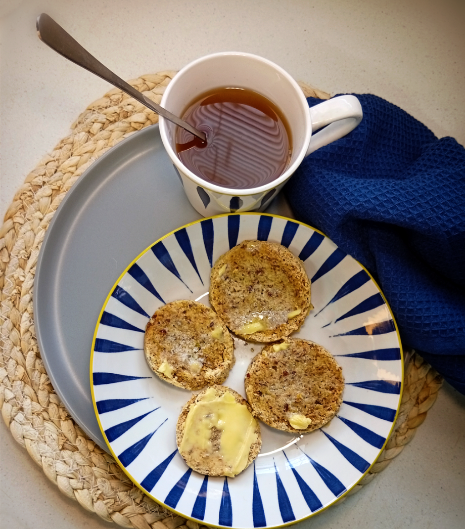 HEBA® Bone Broth Bread-in-a-Mug Bantin Keto Recipe